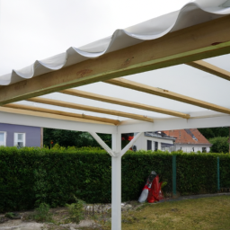 Installation de pergola en PVC Chateaurenard